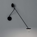 Invisible Swing Arm Wall Light - Matte Black