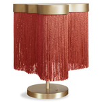 Arcipelago Table Lamp - Satin Brass / Bright Orange