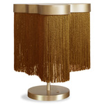 Arcipelago Table Lamp - Satin Brass / Cognac