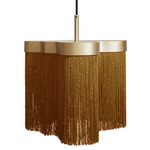 Arcipelago Pendant - Satin Brass / Cognac