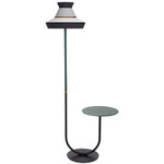 Calypso Guadaloupe Floor Lamp - Matte Black / Sale E Pepe Multi