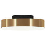 Discus Ceiling Light - Matte Black / Brass