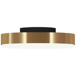 Discus Ceiling Light - Matte Black / Brass