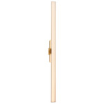 Fly Ap Vela Wall Sconce - Satin Golden Nickel / White Cotton