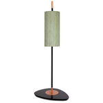 Lagoon Cylinder Outdoor Floor Lamp - Matte Black / Dominica Caraibes