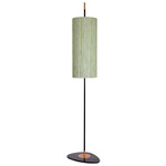 Lagoon Cylinder Outdoor Floor Lamp - Matte Black / Dominica Caraibes