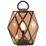 Muse Rechargeable Outdoor Lamp - Satin Bronze / Amber