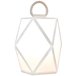 Muse Rechargeable Outdoor Lamp - Matte White / Satin