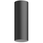 Entra 3 Inch LED Fixed Cylinder Ceiling Light - Black / Black