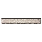 Arctic Halo Bathroom Vanity Light - Black / Crystal