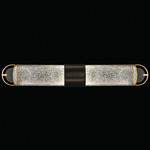 Bond Bathroom Vanity Light - Black / Gold Leaf / Diamond Blanket