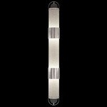 Bond Bathroom Vanity Light - Silver Leaf / Diamond Blanket