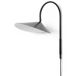 Arum Swivel Plug-In Wall Sconce - Black