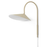 Arum Swivel Plug-In Wall Sconce - Cashmere