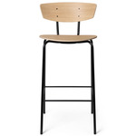 Herman Counter/Bar Stool - Black / White Oak