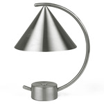 Meridian Portable Table Lamp - Brushed Steel