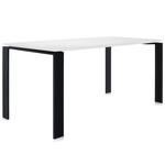 Four Soft Touch Table - Black / White