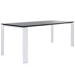 Four Soft Touch Table - White / Black