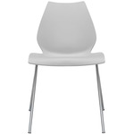 Maui Chair Set of 2 - Chrome / Pale Grey