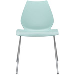 Maui Chair Set of 2 - Chrome / Pale Blue