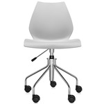 Maui Office Chair - Chrome / Pale Grey