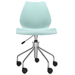 Maui Office Chair - Chrome / Pale Blue
