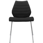 Maui Soft Trevira Chair Set of 2 - Chrome / Black Trevira