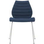 Maui Soft Noma Chair Set of 2 - Chrome / Blue Noma
