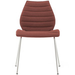 Maui Soft Noma Chair Set of 2 - Chrome / Brick Red Noma