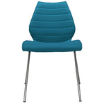 Maui Soft Trevira Chair Set of 2 - Chrome / Teal Trevira
