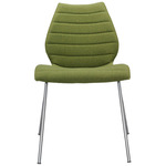 Maui Soft Trevira Chair Set of 2 - Chrome / Acid Green Trevira
