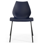 Maui Chair Set of 2 - Black / Navy Blue