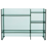 Sound-Rack Stacking Shelves - Transparent Aquamarine Green