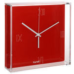 Tic&Tac Clock - Crystal / Red