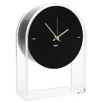 Air Du Temps Clock - Crystal / Black