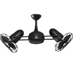 Dagny Metal Ceiling Fan - Matte Black / Matte Black