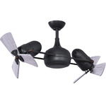 Dagny Wood Ceiling Fan - Matte Black / Barn Wood