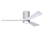 Irene Hugger Ceiling Fan - Barn Wood / Matte White