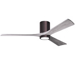 Irene Hugger Ceiling Fan - Brushed Bronze / Barn Wood Tone