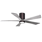 Irene Hugger Ceiling Fan - Brushed Bronze / Barn Wood Tone
