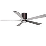 Irene Hugger Ceiling Fan - Brushed Bronze / Barn Wood Tone