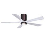 Irene Hugger Ceiling Fan - Brushed Bronze / Matte White