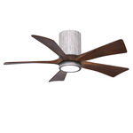 Irene Hugger Ceiling Fan - Barn Wood / Walnut Tone