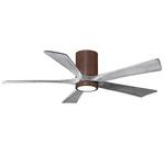 Irene Hugger Ceiling Fan - Walnut / Barn Wood Tone