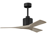 Nan Ceiling Fan - Matte Black / Gray Ash Tone