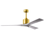 Nan Ceiling Fan - Brushed Brass / Barn Wood Tone