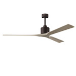 Nan Ceiling Fan - Textured Bronze / Gray Ash Tone