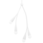 Elsa Chandelier - White / White