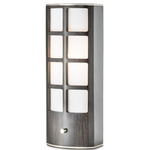 Ventana Column Table Lamp - Charcoal / White
