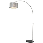 Marilyn Floor Lamp - Chrome / Silver